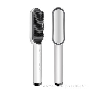 Hair Straightener Brush No Heat Electric Permanent